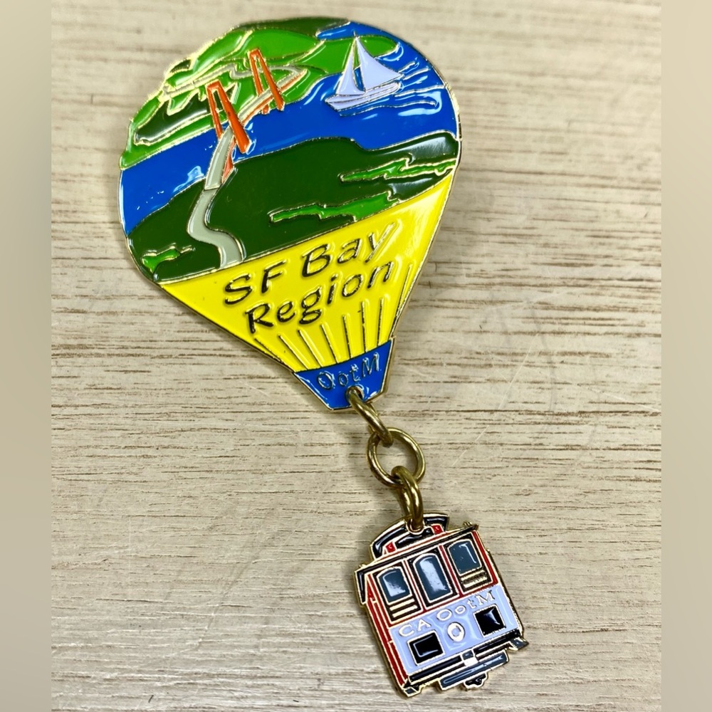 Odyssey Of the Mind San Francisco Bay Region California Pin Trolly OOTM